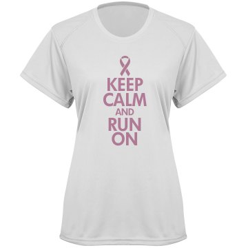 Keep Calm & Run On Paragon Women's Performance Tee