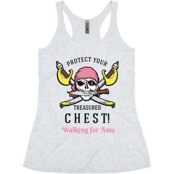 Treasured Chest Walk Tee Junior Fit Basic Bella Favorite Tee