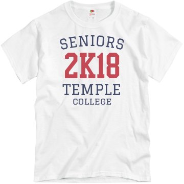 Seniors 2013 School Name Unisex Basic Gildan Heavy Cotton Crew Neck Tee
