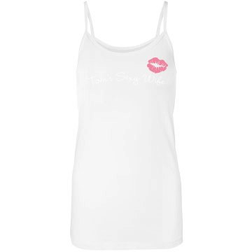 Tom's Sexy Wife Junior Fit Bella Sheer Jersey Longer Length Tank Top