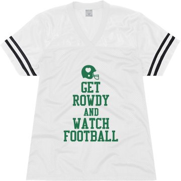 Keep Calm Football Mesh Junior Fit Augusta Replica Football Jersey