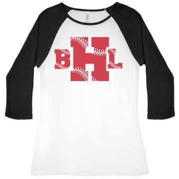 Baseball Girlfriend Tank Junior Fit Basic Bella 2x1 Rib Tank Top