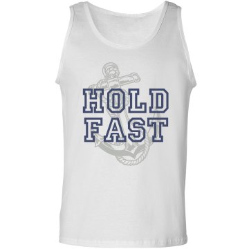 Hold Fast Nautical Tank Unisex Gildan Ultra Cotton Tank Top