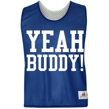 Yeah Buddy LAX Pinnie Badger Sport Lacrosse Reversible Practice Pinnie