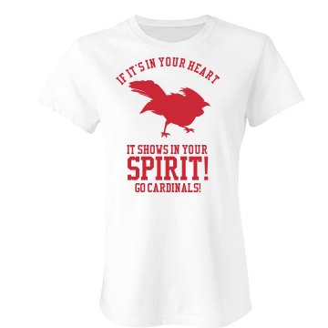 Spirit Tee Junior Fit Bella Sheer Longer Length Rib Tee