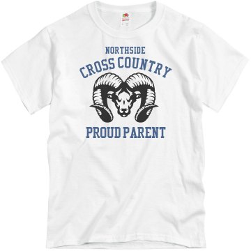 Cross Country Parent Unisex Basic Gildan Heavy Cotton Crew Neck Tee