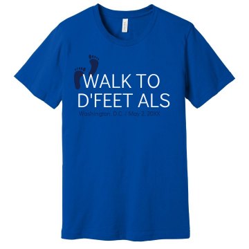 ALS Walk Tee Unisex Gildan Heavy Cotton Crew Neck Tee