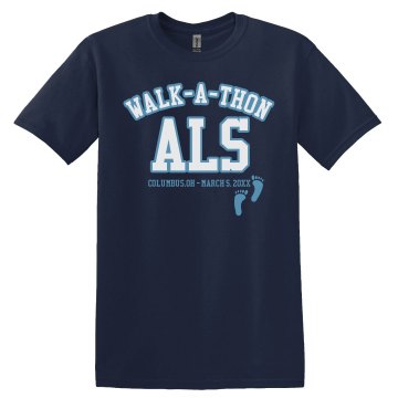 ALS Walk Unisex Gildan Heavy Cotton Crew Neck Tee
