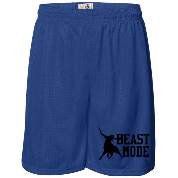 Bull Beast Mode Unisex Badger 11'' Inseam Pro Mesh Tricot Shorts