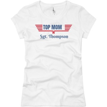 Top Mom  Junior Fit Basic Bella Favorite Tee