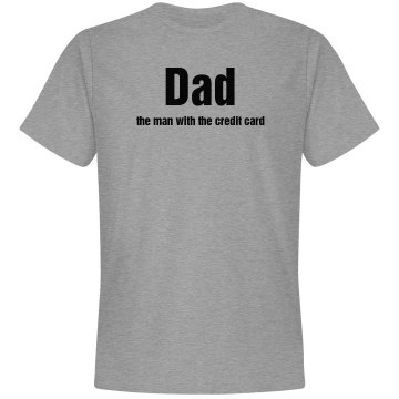 The Man With The Card Unisex Basic Gildan Heavy Cotton Crew Neck Tee