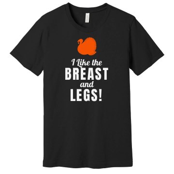 Breast Man Thanksgiving Unisex Gildan Heavy Cotton Crew Neck Tee