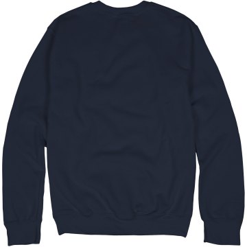 Cali Football Fan w/ Back Unisex Hanes Crew Neck Sweatshirt