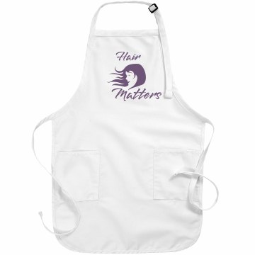 Hair Matter Salon Apron Basic White Apron