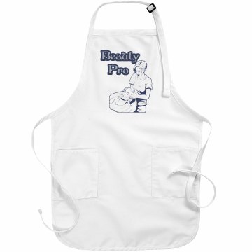 Beauty Pro Apron Basic White Apron