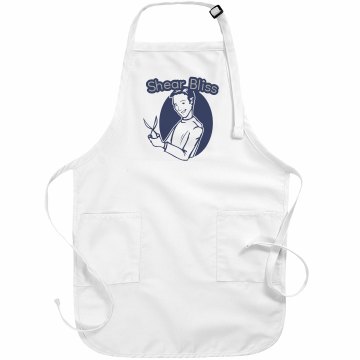 Shear Bliss Apron Basic White Apron