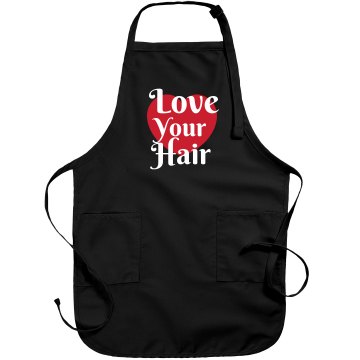 Love Your Hair Apron Port Authority Adjustable Full Length Apron