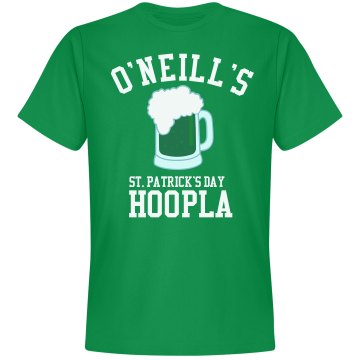 O'Neill's Hoopla Unisex Gildan Heavy Cotton Crew Neck Tee