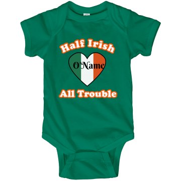 Half Irish Infant Rabbit Skins Lap Shoulder Creeper