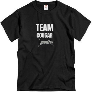 Team Cougar Unisex Gildan Heavy Cotton Crew Neck Tee