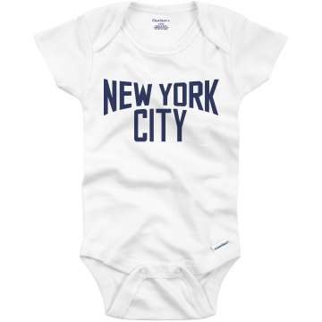 Baby Lennon Loves NY Infant Gerber Onesies