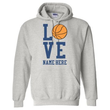 Basketball Love Unisex Gildan Heavy Blend Hoodie