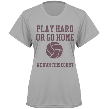 Volleyball Dry Fit Tee Paragon Women's Performance Tee