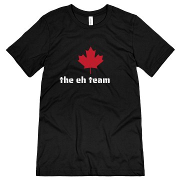 Canada Eh Team Unisex Canvas Jersey Tee