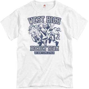 West High Hockey  Unisex Basic Gildan Heavy Cotton Crew Neck Tee