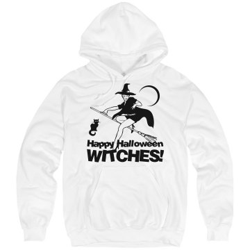 Happy Halloween Hoodie Unisex Hanes Ultimate Cotton Heavyweight Hoodie