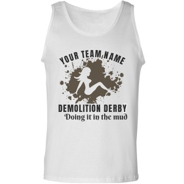 Demolition Derby Tank Unisex Basic Gildan Ultra Cotton Tank Top