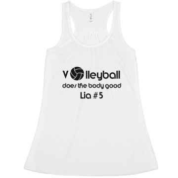 VolleyBall Girl Misses Relaxed Fit Anvil Heavyweight Tank Top