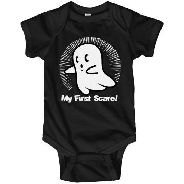My First Scare! Infant Rabbit Skins Lap Shoulder Creeper