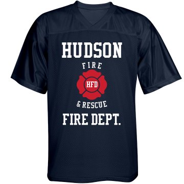 Fire Chief Jersey w/back Unisex Augusta Replica Football Jersey