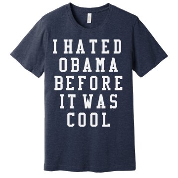 Cool To Be Anti-Obama Unisex Gildan Heavy Cotton Crew Neck Tee