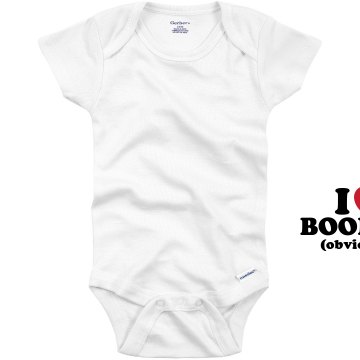 I Heart Boobies Obviously Infant Gerber Onesies