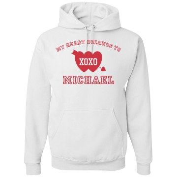 My Heart Belongs To... Unisex Hanes Ultimate Cotton Heavyweight Hoodie