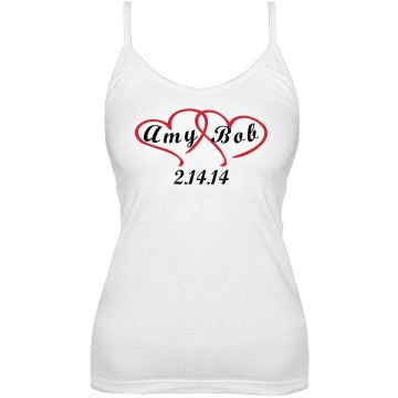Valentine's Cami Bella Junior Fit Bra Cami