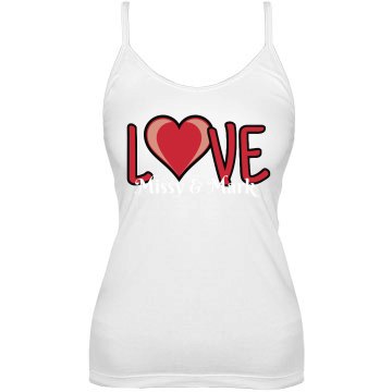 In Love Couple Cami Bella Junior Fit Bra Cami