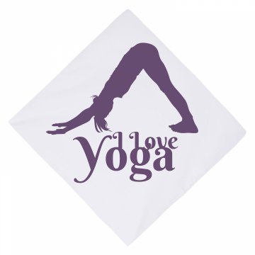 Walking Yoga Billboard Dog Bandana