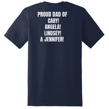 Pray For Daddy w/ Back Unisex Gildan Heavy Cotton Crew Neck Tee