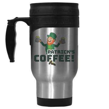 Patrick's Irish Coffee 14oz Stainless Steel Travel Mug