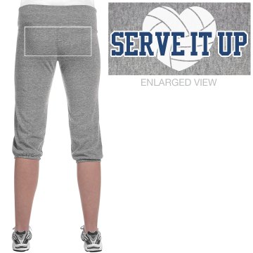 Serve It Up Junior Fit Bella French Terry Lounge Pants