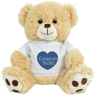 Baby Boy Congrats Plush Baby Shower Teddy Bear