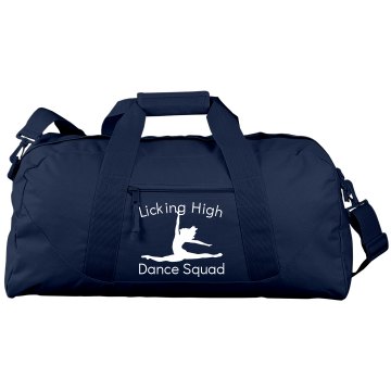 Licking High Dance Port & Company Large Square Duffel Bag