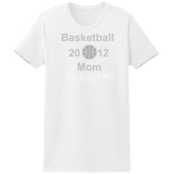 Basketball Mom Tee Misses Relaxed Port & Company Essential Tee