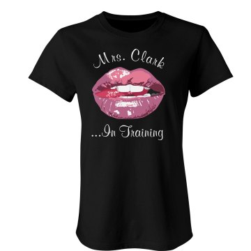 Mrs. in Training Junior Fit Bella Sheer Longer Length Rib Tee