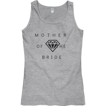 mommy Junior Fit Bella Sheer Longer Length Rib Tank Top