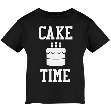 Cake Time! Infant Rabbit Skins Lap Shoulder Tee