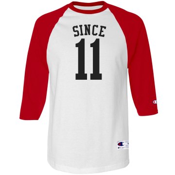 Together Tees Junior Fit Bella 1x1 Rib 3/4 Sleeve Raglan Tee